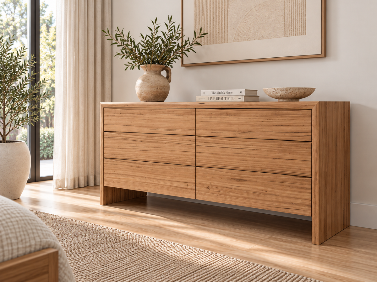 Youka (Aussie Made) 6 Drawer Dresser