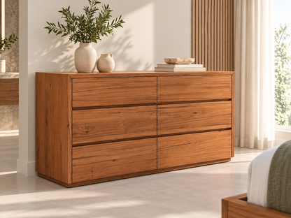 Terrain (Aussie Made) 6 Drawer Dresser
