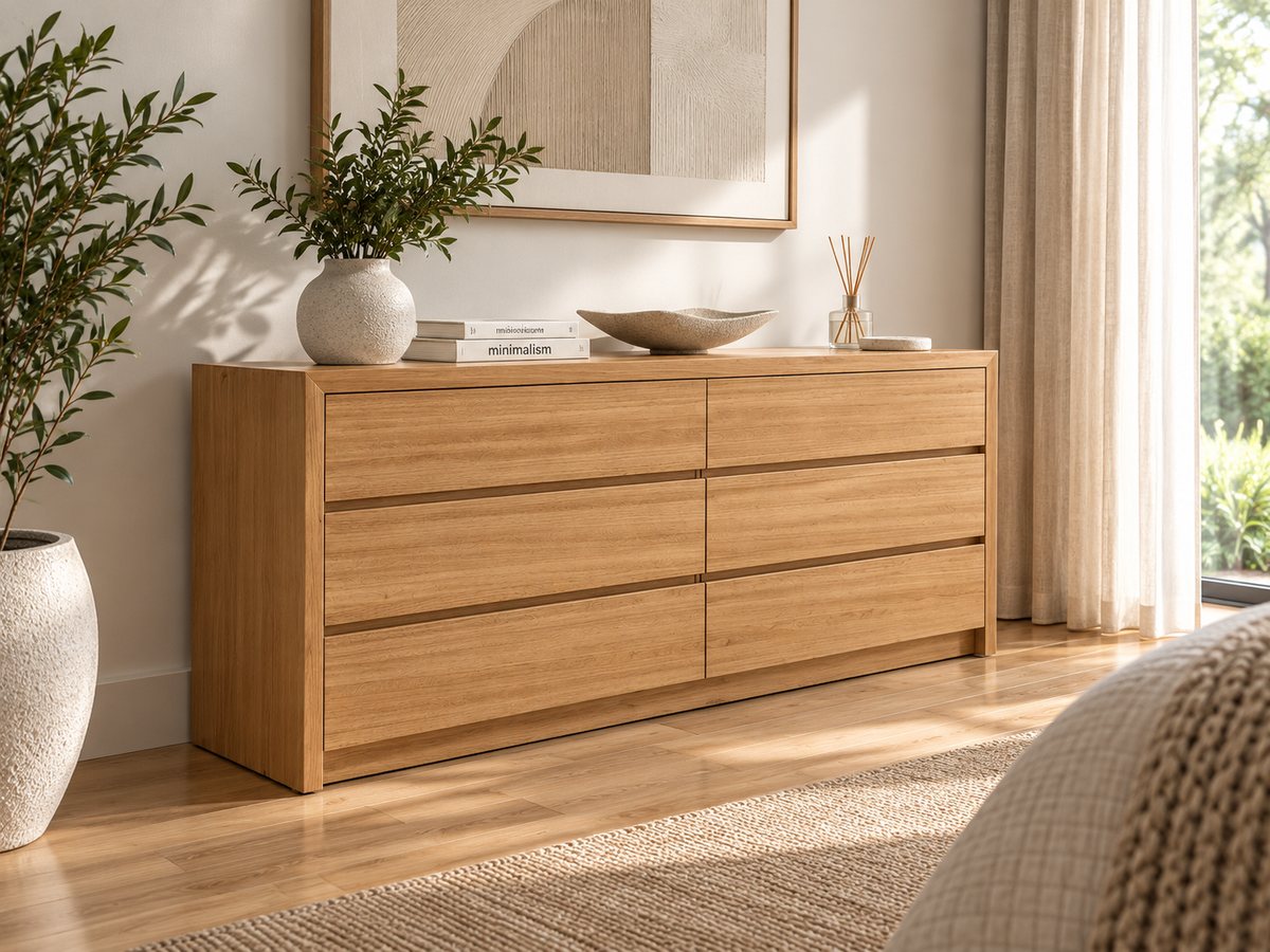 Krizzy (Aussie Made) 6 Drawer Dresser