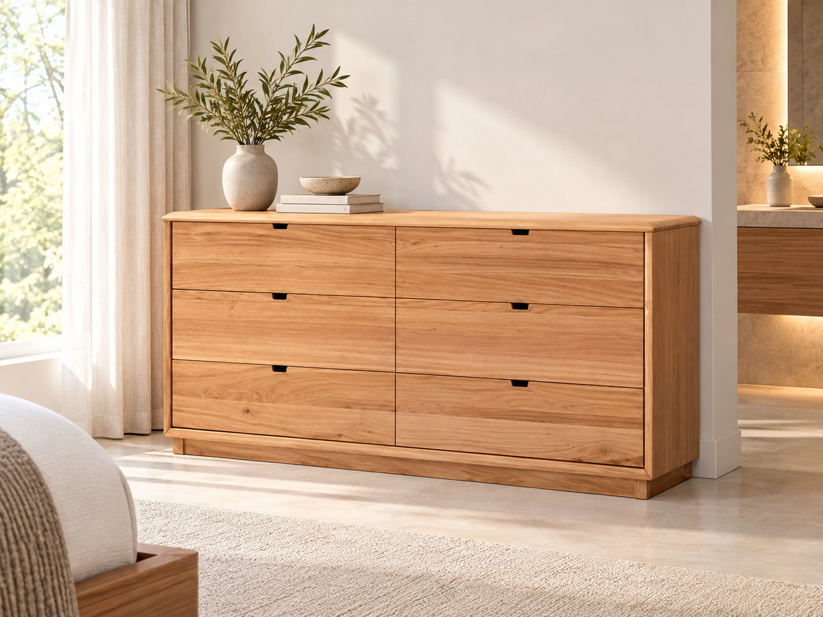 Russell (Aussie Made) 6 Drawer Dresser