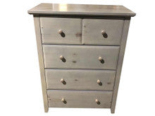 TYLEX (AUSSIE MADE) 5 DRAWER (2 OVER 3) TOP-SPLIT TALLBOY CHEST  - 1200(H) X 900(W) - ASSORTED COLOURS