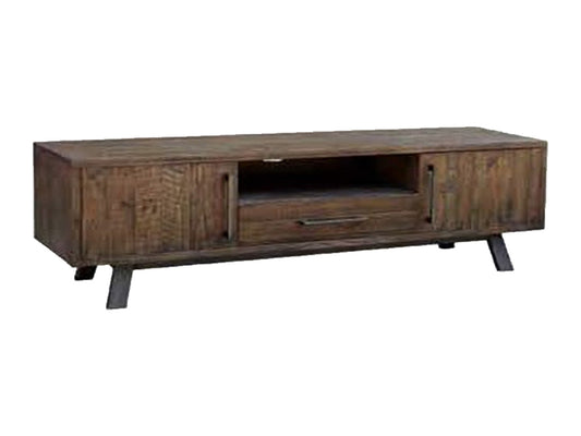 Paterson Large Entertainment - TV Unit With 2 Doors And 1 Drawer - Heritage Wharf