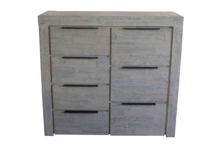 MONTEGO BAY DOUBLE OR QUEEN 6 PIECE (THE LOT) BEDROOM SUITE - WHITEWASH