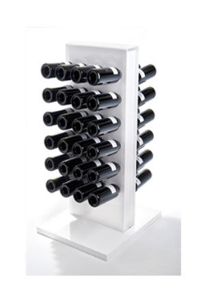 WINO PLUS 48 BOTTLE WINE RACK -  1010(H) X 500(W) X 600(D) - VANILLA