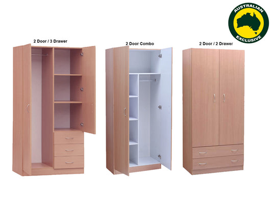 ZANDA WARDROBE COLLECTION - ASSORTED COLOURS - STARTING FROM $349