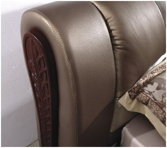 REI QUEEN 3 PIECE BEDSIDE BEDROOM SUITE WITH (#89 BEDSIDES) - LEATHERETTE - ASSORTED COLOURS