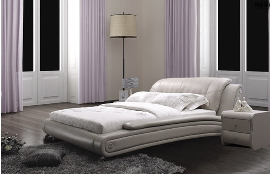 SKYLAR-ROSE KING 3 PIECE BEDSIDE BEDROOM SUITE WITH (#86 BEDSIDES) - LEATHERETTE - ASSORTED COLOURS