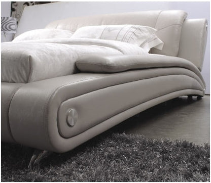 SKYLAR-ROSE QUEEN 3 PIECE BEDSIDE BEDROOM SUITE WITH (#86 BEDSIDES) - LEATHERETTE - ASSORTED COLOURS
