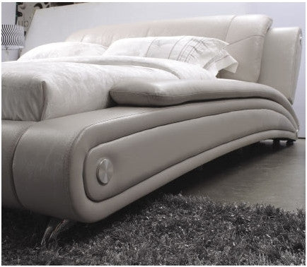 SKYLAR-ROSE KING 3 PIECE BEDSIDE BEDROOM SUITE WITH (#86 BEDSIDES) - LEATHERETTE - ASSORTED COLOURS