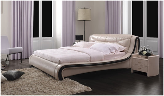 JEAN-CLAY KING 3 PIECE BEDSIDE BEDROOM SUITE WITH (#91 BEDSIDES) - LEATHERETTE - ASSORTED COLOURS