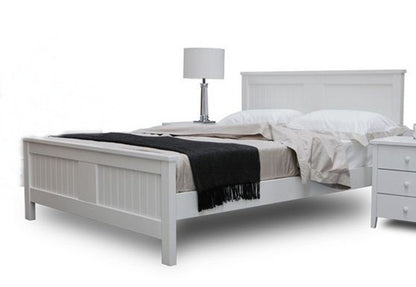 DOUBLE BRIGHTON BED - WHITE