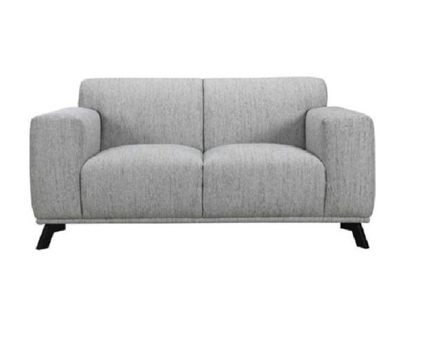 MONDO  3 SEATER FABRIC SOFA - NATURAL / BLACK