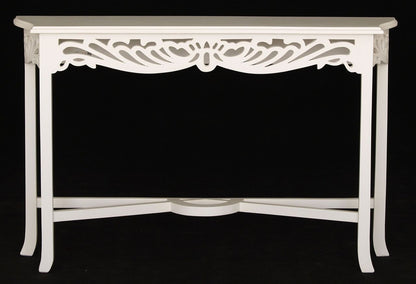 QUEEN ANN CONSOLE TABLE (ST-000CV) - 760(H) x 1200(W) - WHITE