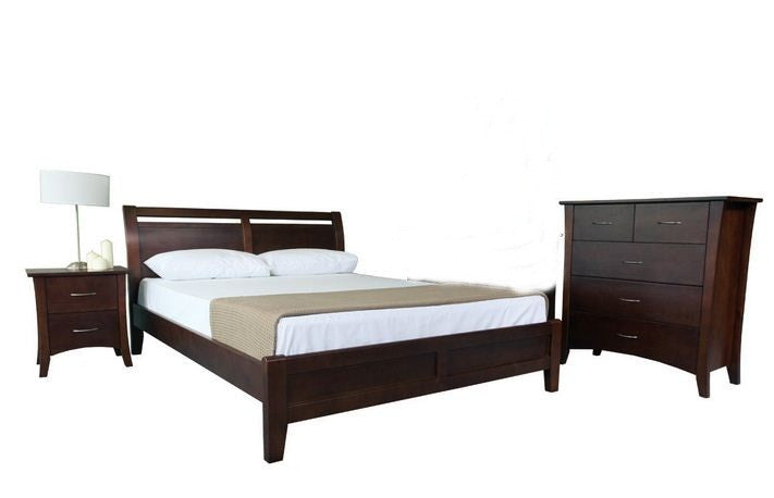 Savannah (MODEL 19-15-8-15) King 4 Piece Tallboy Bedroom Suite - White