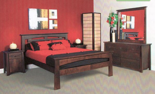 Single Or King Single Tokyo 4 Piece Bedroom Suite - Black