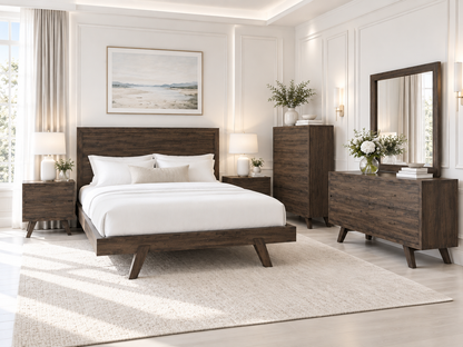 Susan (AUSSIE MADE) King 5 Piece (DRESSER) Bedroom Suite - Assorted Colours Available