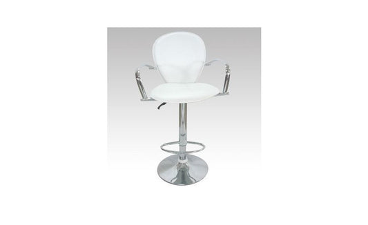 KOTEX (VIC-HS9042)  BAR STOOL WITH GAS LIFT - SEAT: 950.5 - 1170(H) -  WHITE