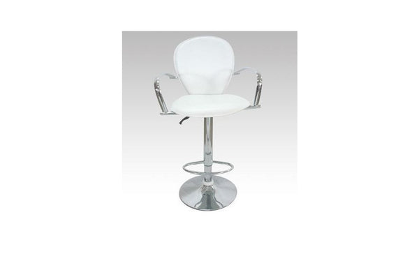 KOTEX (VIC-HS9042)  BAR STOOL WITH GAS LIFT - SEAT: 950.5 - 1170(H) -  WHITE