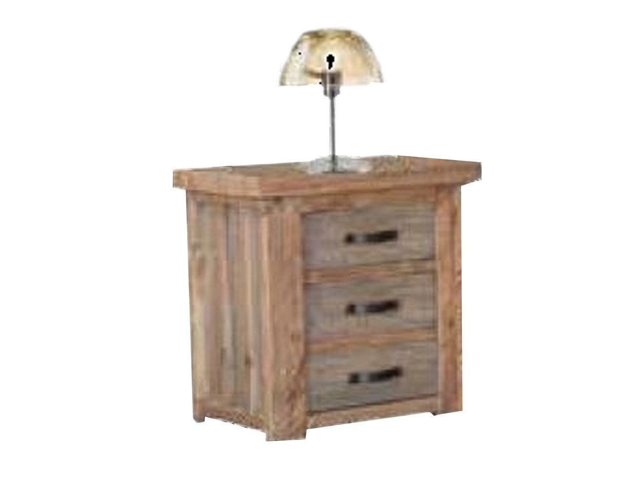 Barnyard 3 Drawer Bedside Table - English Tea