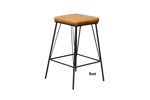 BAYOU BAR STOOL - RUST