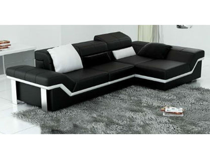 BEAZ (K5007F)  CHAISE LOUNGE  +  COFFEE TABLE - CHOICE OF LEATHER AND ASSORTED COLOURS AVAILABLE