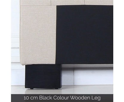 CILANTRO KING  FABRIC HEADBOARD - BEIGE