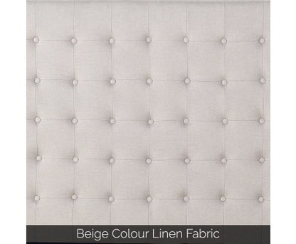 CILANTRO KING  FABRIC HEADBOARD - BEIGE