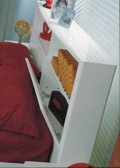 NEW YORK  DOUBLE OR  QUEEN 6  PIECE (THE LOT) BEDROOM SUITE  - (MODEL:32)- HI GLOSS WHITE