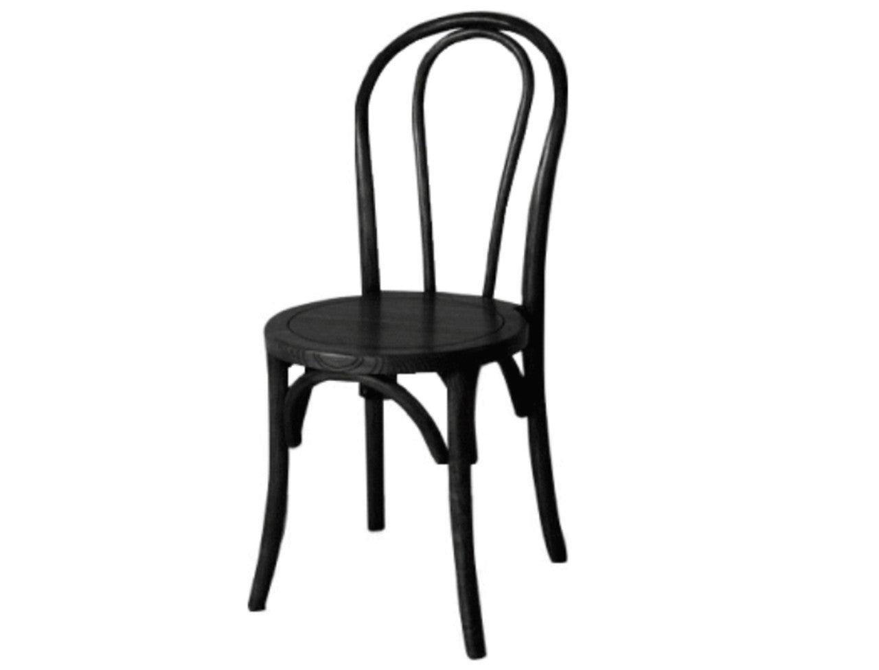 BENDWOOD (VCH-075) DINING CHAIR WITH TIMBER SEAT - OAK OR BLACK