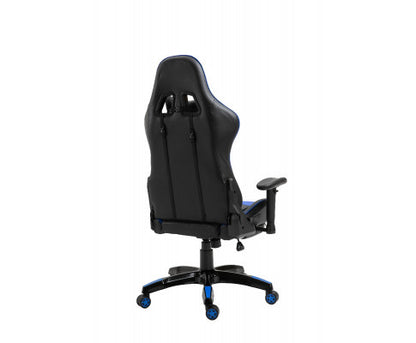 NIXON RECLINER OFFICE COMPUTER CHAIR - BLACK & BLUE