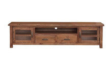 JAYDEN (3741) TV UNIT WITH 2 DOOR / 2 DRAWER - 520(H) x 2000(W) - (MODEL:7-5-15-18-7-9-1) - NUTMEG