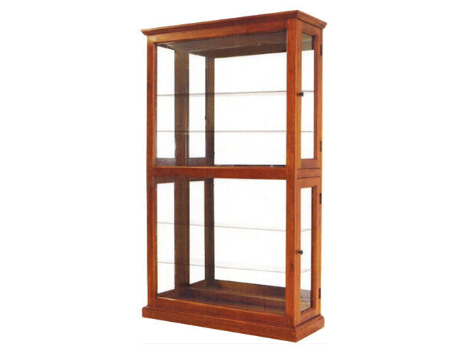 BROOKLYN CRYSTAL DISPLAY CABINET - BLACKWOOD
