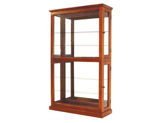 BROOKLYN CRYSTAL DISPLAY CABINET - BLACKWOOD