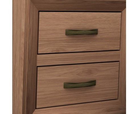 MARIZA  2 DRAWER BEDSIDE TABLE (V43-BST-MRZOK) - SAXON OAK