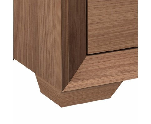MARIZA  2 DRAWER BEDSIDE TABLE (V43-BST-MRZOK) - SAXON OAK
