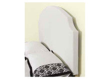 GLENBROOK KING LEATHERETTE BEDHEAD - WHITE