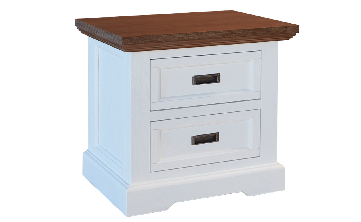 HAMPTONS QUEEN (CUSTOM MADE) 4 PIECE (TALLBOY) BEDROOM SUITE - ASSORTED COLOURS