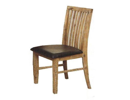 CEMBER  DINING CHAIR WITH LEATHERETTE UPHOLSTERED SEAT- (16-15-18-20-12-1-14-4)