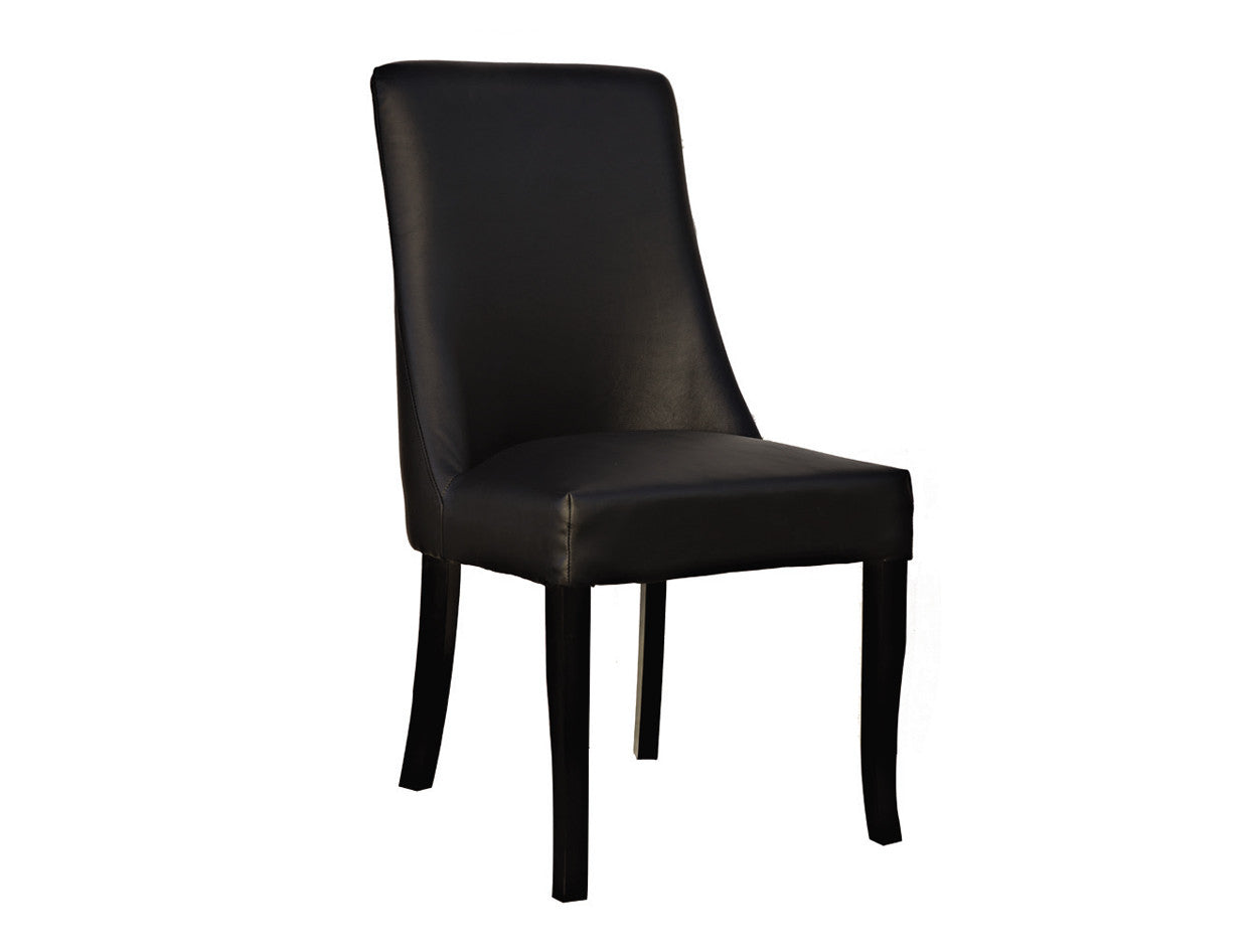 Klara Pu Leather Dining Chair - Black