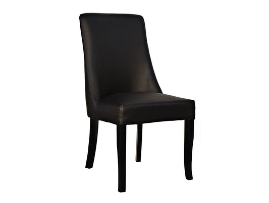 Klara Pu Leather Dining Chair - Black