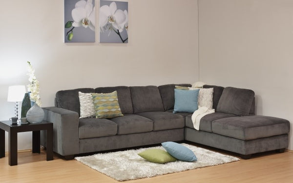 CLARENCE (AUSSIE MADE) 3 SEATER CHAISE SUITE WITH DOUBLE PULL OUT SOFA BED (RHF OR LHS) - ASSORTED COLOURS