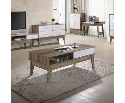 BARTEL SCANDINAVIAN  COFFEE TABLE -1200(W) X 600(D) - OAK