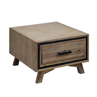 Rittenhouse Lamp Table - Silver Brush