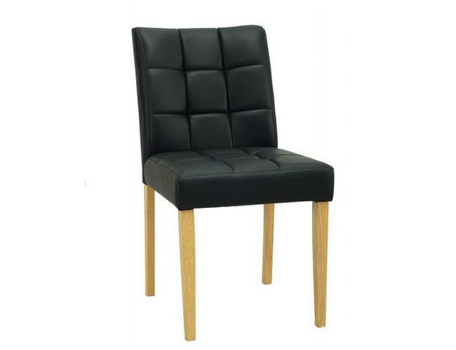 Davin Leatherette Modern Dining Chair - Espresso