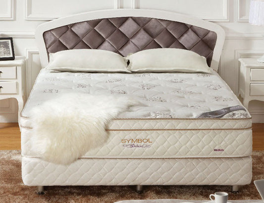 King Deluxe Euro Top Pocket Spring Ensemble With Latex (BASE & MATTRESS) - Plush