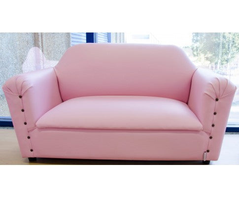 KIDEE  SET OF 5 KIDS LEATHERETTE LOUNGE   -PINK