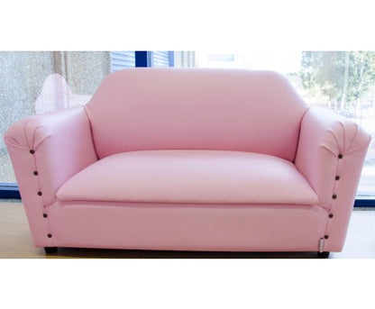 KIDEE  SET OF 5 KIDS LEATHERETTE LOUNGE   -PINK