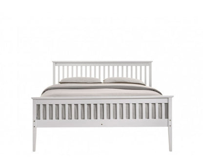 QUEEN JUSTINE BED - WHITE