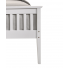 QUEEN JUSTINE BED - WHITE