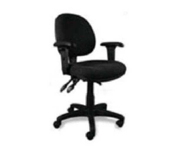 Ergo 3 Lever 300 Low Back Clerical Arm Chair With Gas Lift - Assorted Colours